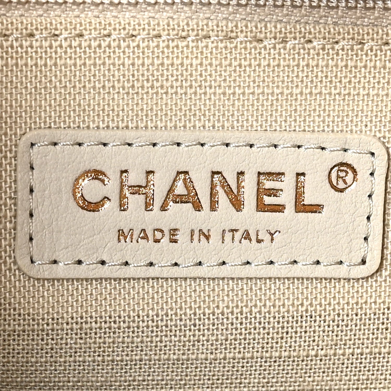 Chanel Mixed Fibers Small Deauville Tote Camel 7 of 11