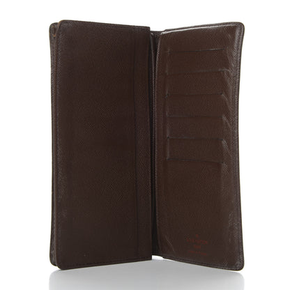 Louis Vuitton Damier Ebene Porte-Cartes Credit Yen Checkbook Wallet 5 of 6