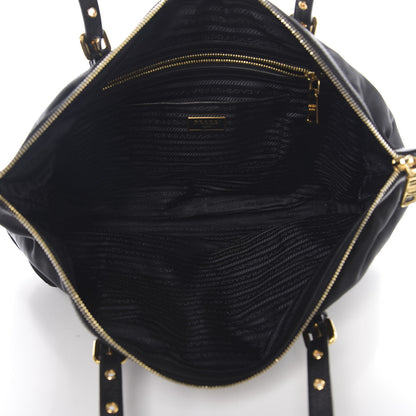 Prada Tessuto Nylon Saffiano Tote Black 4 of 8
