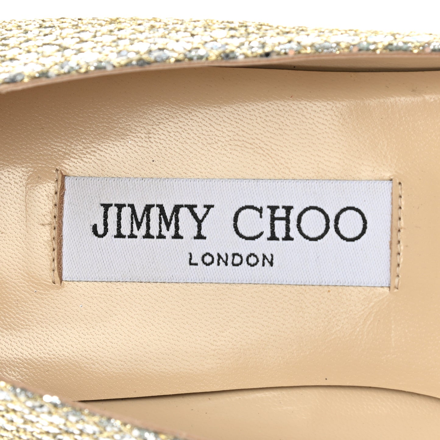 Glitter Alina Flats 39.5 Antique Gold