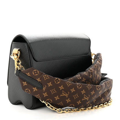 Louis Vuitton Epi Pillow Twist MM Shoulder Bag Black 3 of 10