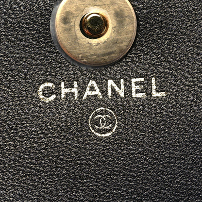 Chanel Patent Quilted Frame Clutch Flap With Chain Black 6 of 11
