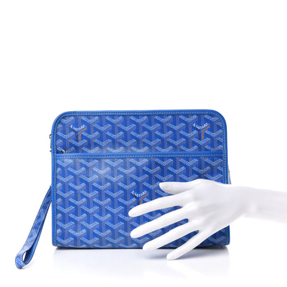Goyard Goyardine Jouvence Toiletry Pouch Sky Blue 2 of 5