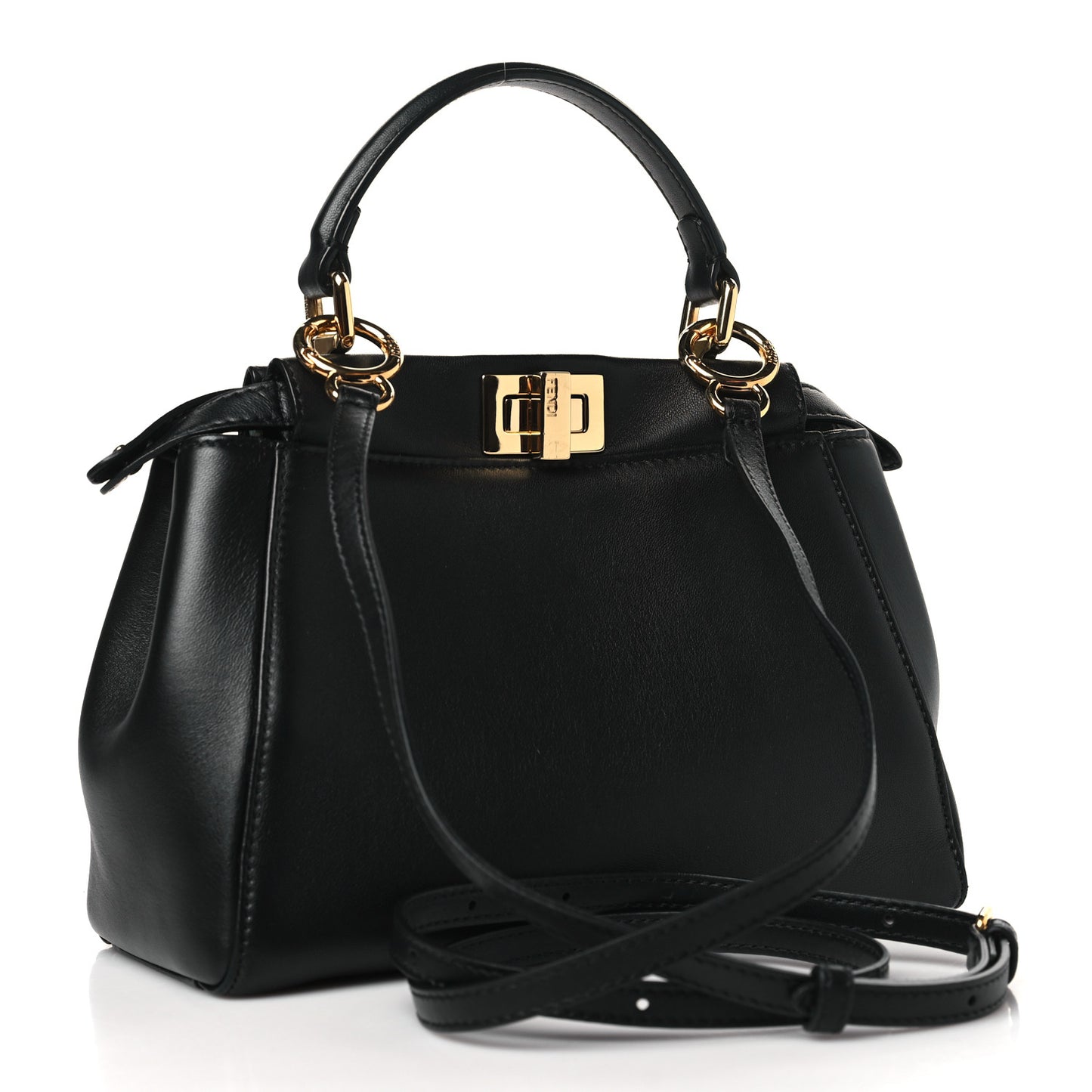 Nappa Mini Peekaboo Iconic Satchel Black
