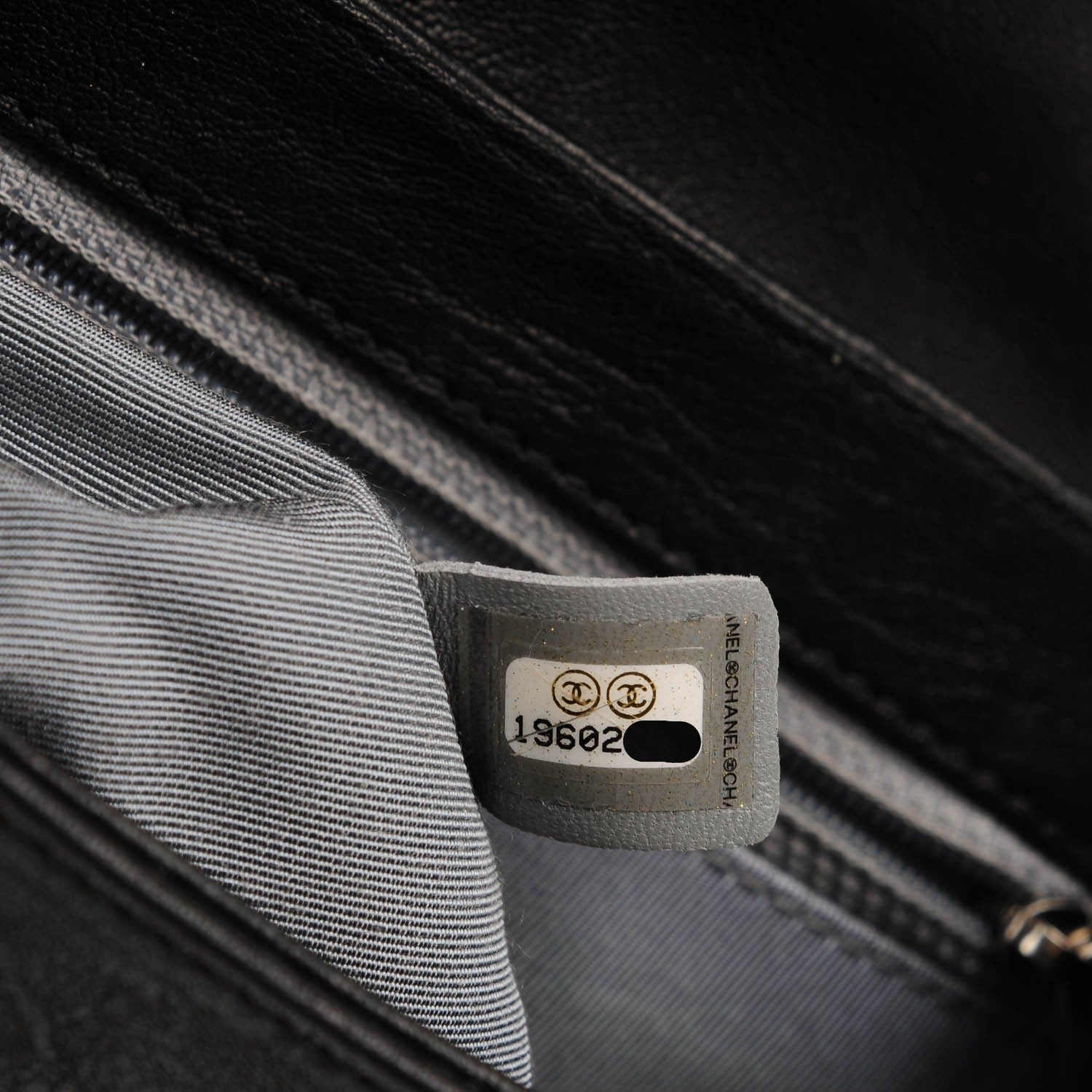 Chanel Washed Lambskin Quilted Mini Chain Around Flap Black 6 of 7