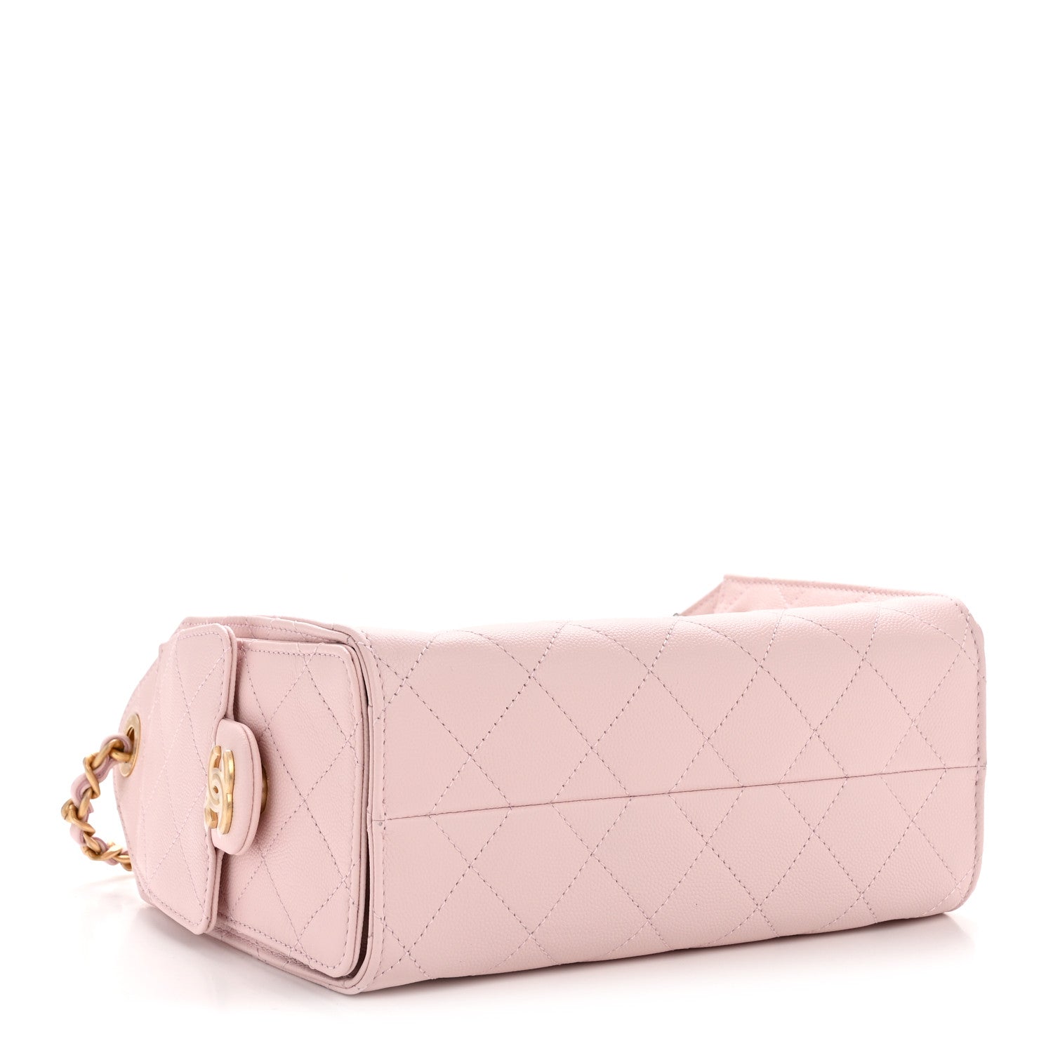 Chanel Caviar Quilted Mini Chanel 25 Handbag Light Pink 4 of 10