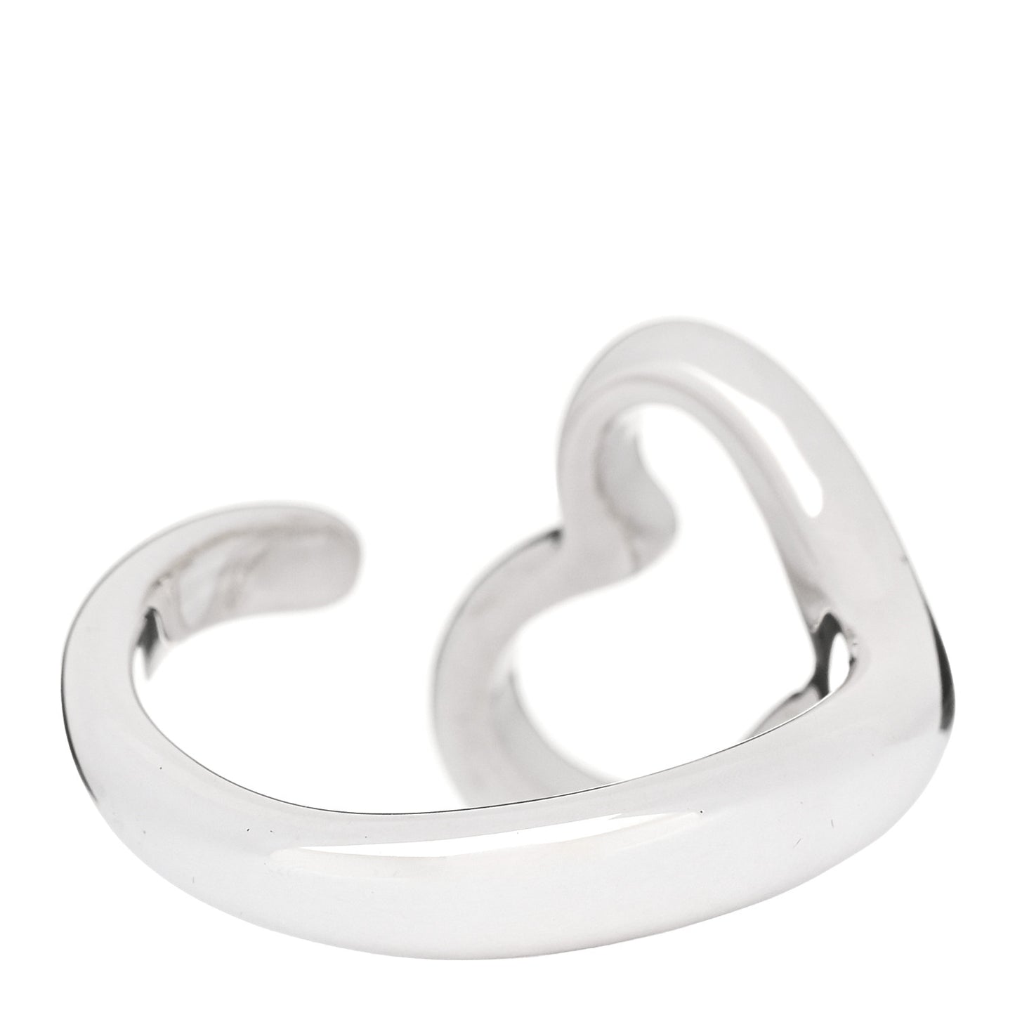 Sterling Silver Elsa Peretti Open Heart Ring 50 5.5
