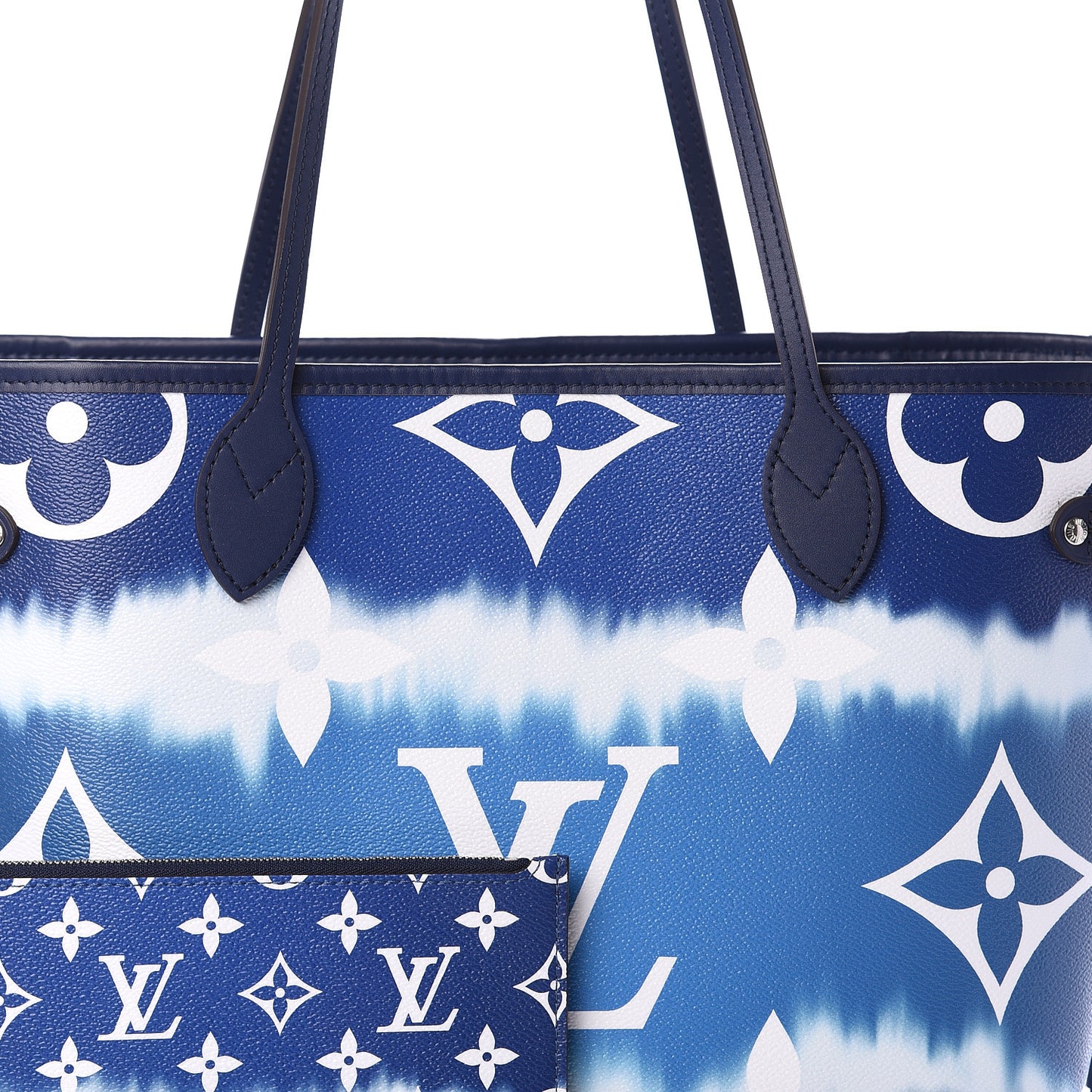 Monogram Escale Neverfull MM Blue