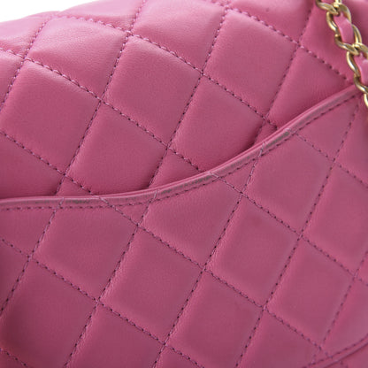 Chanel Lambskin Quilted Mini Pearl Crush Flap Pink 12 of 12