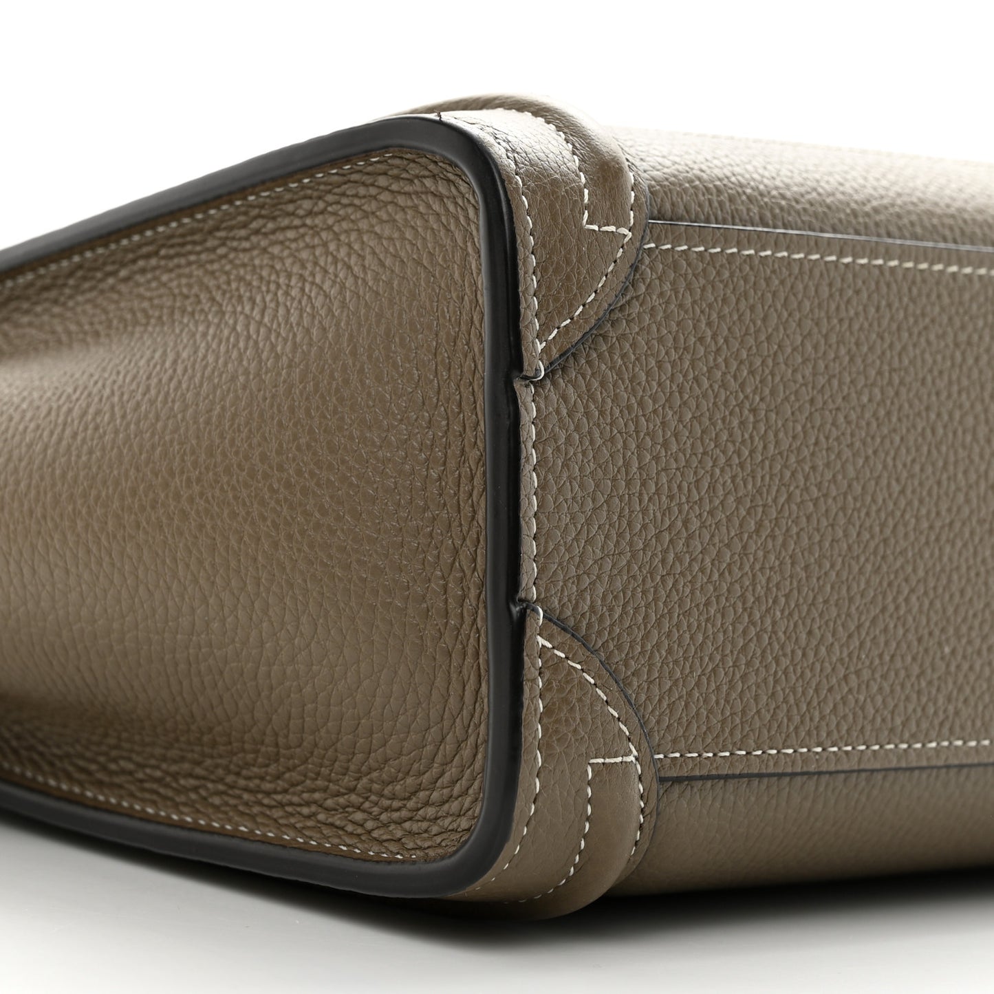Drummed Calfskin Nano Luggage Souris