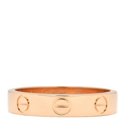 Cartier 18K Pink Gold 3.5mm LOVE Wedding Band Ring 49 5 1 of 4