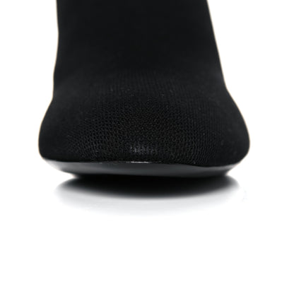 Louis Vuitton Monogram Stretch Fabric Silhouette Ankle Boots 40.5 Black 9 of 11