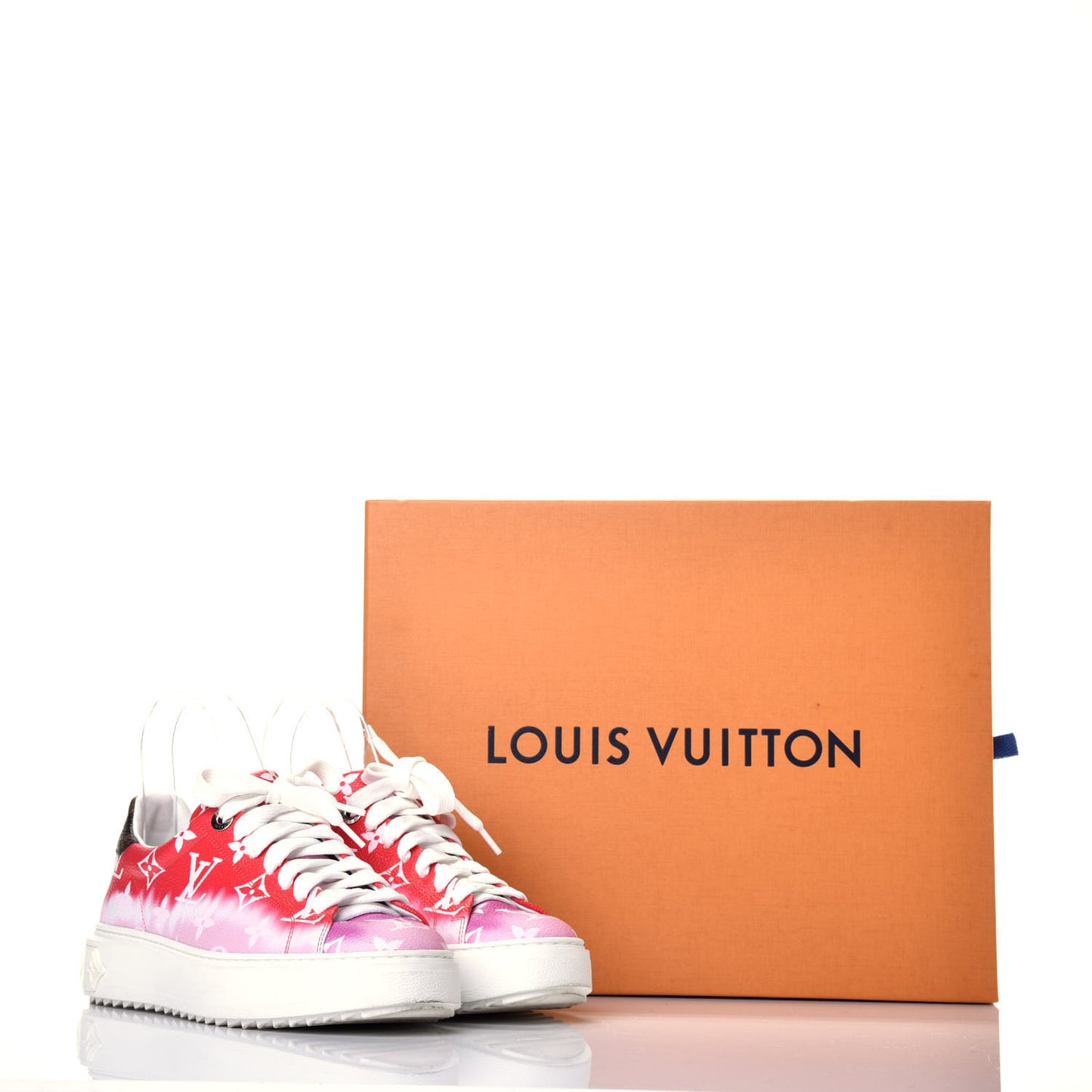 Monogram Escale Time Out Sneakers 35.5 Red