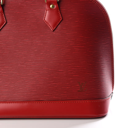 Louis Vuitton Epi Alma PM Castillan Red 10 of 10