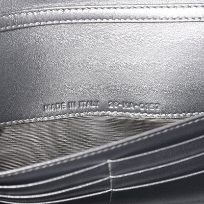 Christian Dior Metallic Calfskin J'adior Croisiere Chain Wallet Graphite 7 of 10