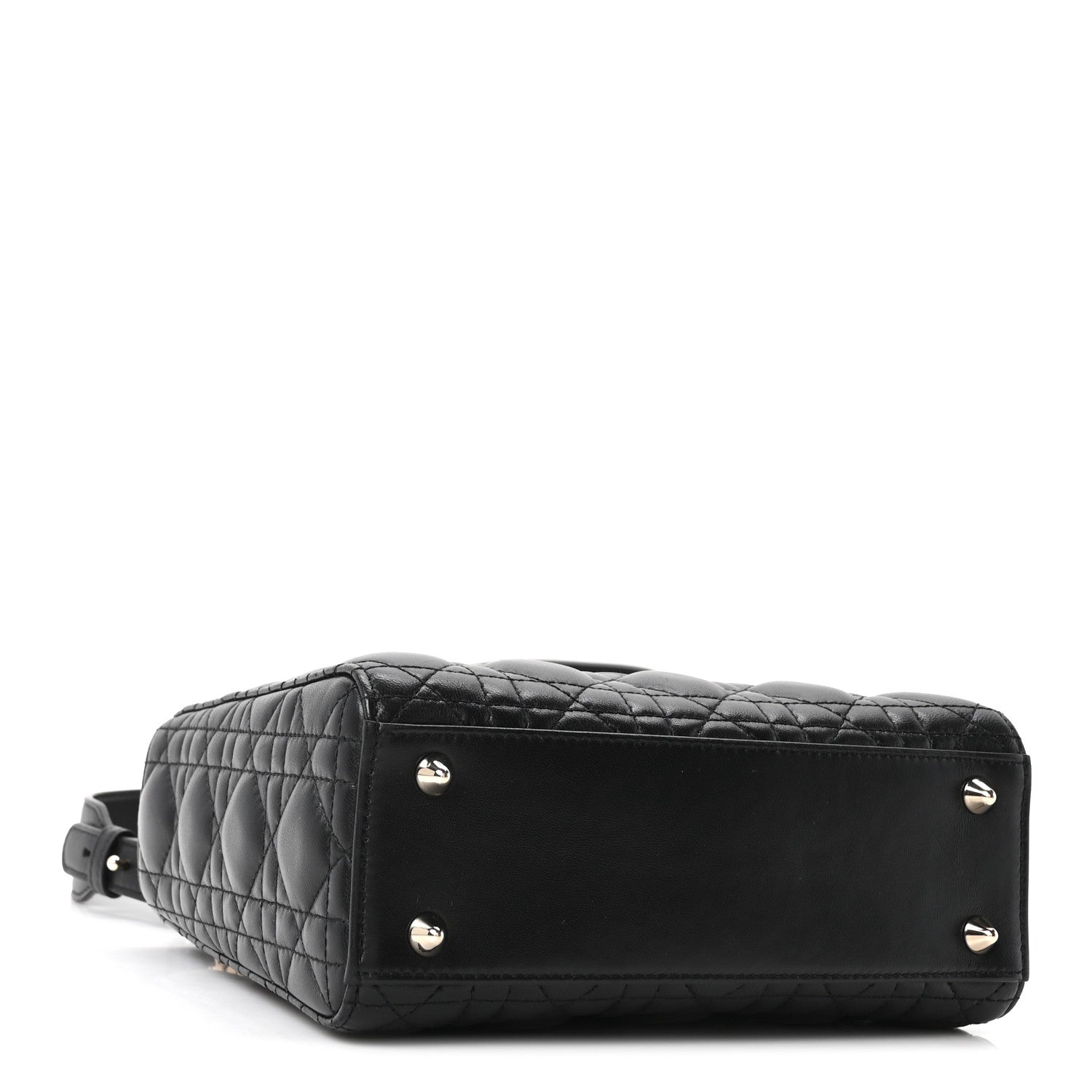 Christian Dior Lambskin Cannage Small My ABCDior Lady Dior Black 4 of 11