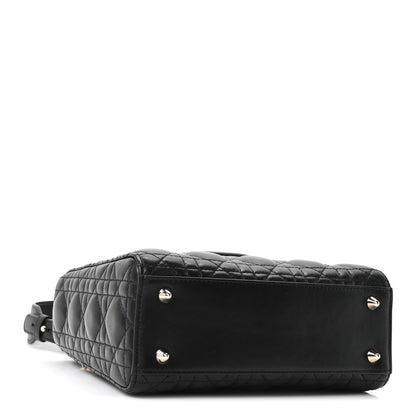 Christian Dior Lambskin Cannage Small My ABCDior Lady Dior Black 4 of 11