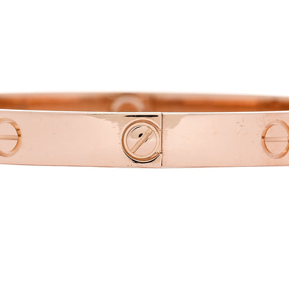 Cartier 18K Pink Gold LOVE Bracelet 19 4 of 9