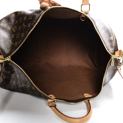 Louis Vuitton Monogram My LV Heritage Keepall Bandouliere 55 Bordeaux Ivory 5 of 9