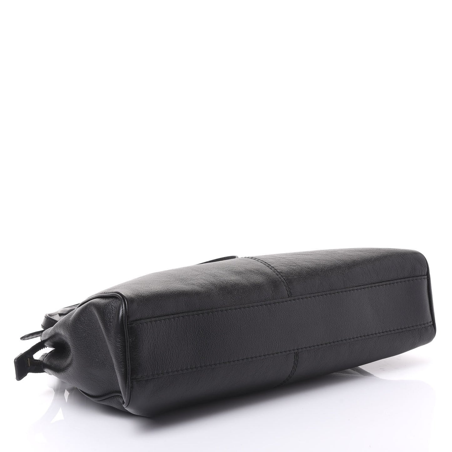 Calfskin Medium Re(Belle) Top Handle Bag Black