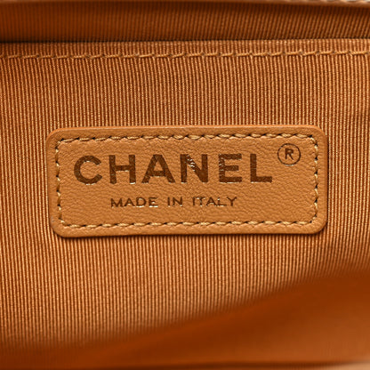 Chanel Metallic Calfskin Quilted Medium Boy Flap Gold 6 of 12