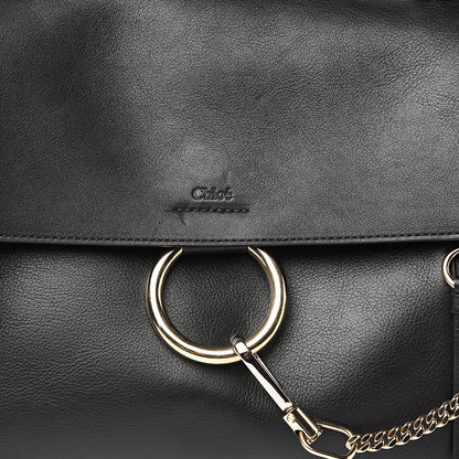 Chloe Calfskin Medium Faye Day Shoulder Bag Black 10 of 10