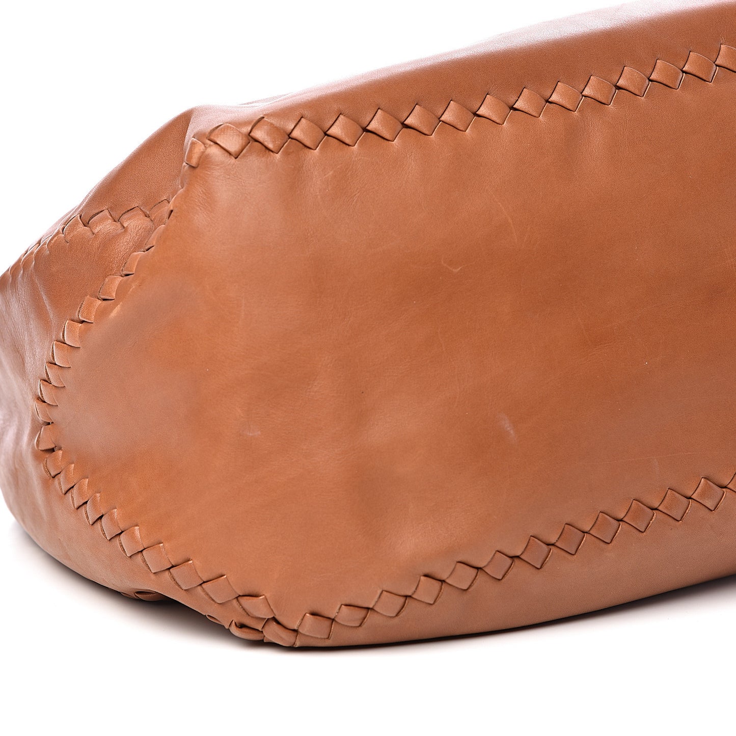 Nappa Intrecciato Hobo Dark Calvados
