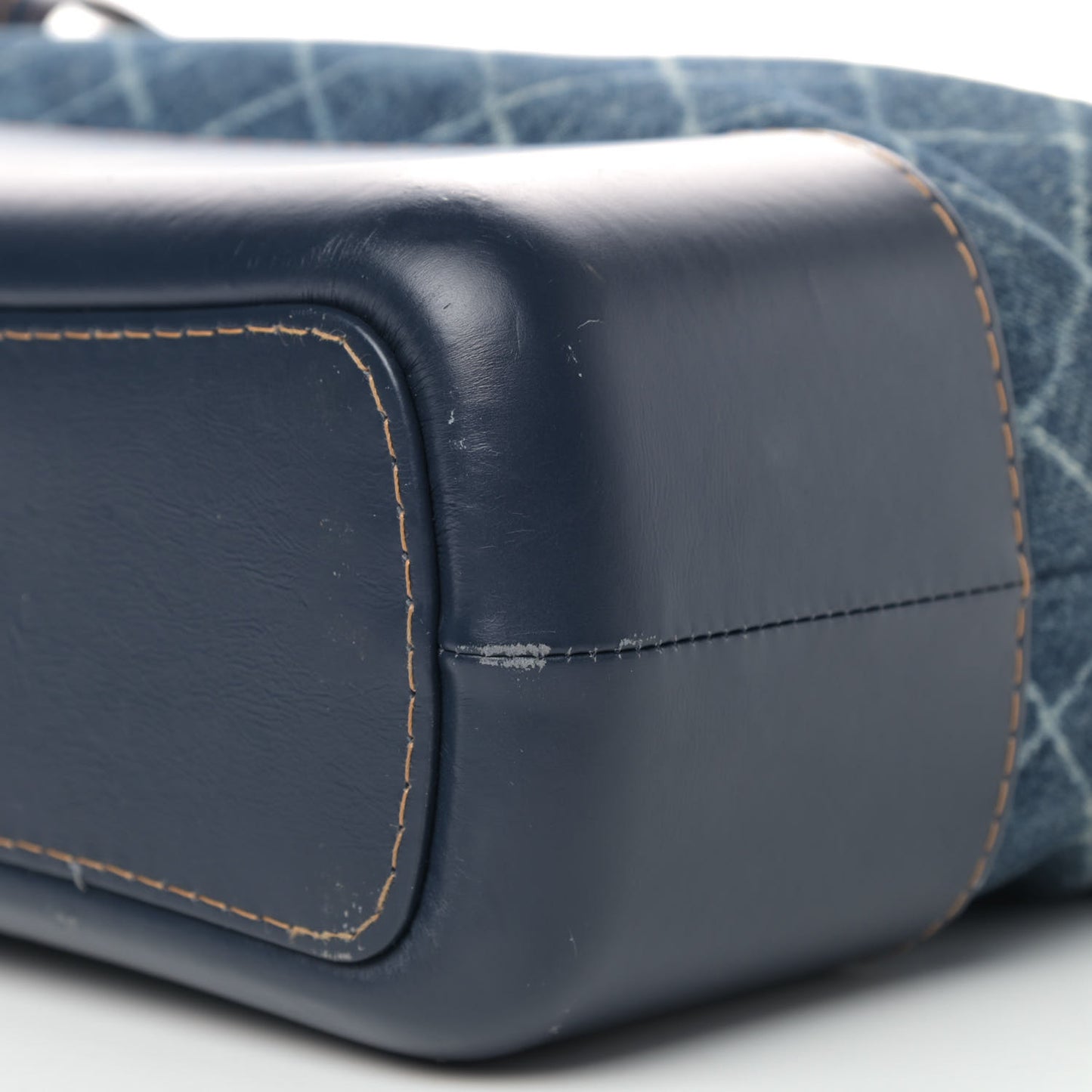 Denim Calfskin Medium Gabrielle Hobo Blue