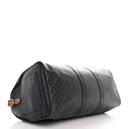 Louis Vuitton Monogram Eclipse Patchwork Keepall Bandouliere 50 3 of 12