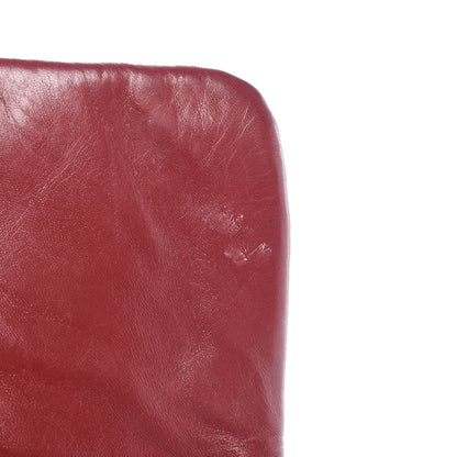 Chanel Calfskin Diagonal Quilted Flap Red 8 of 10