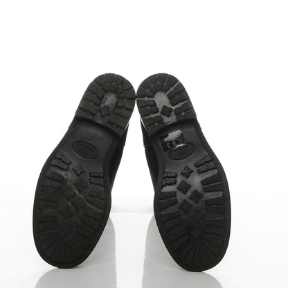 Chanel Calfskin Quilted Riding Boots 36.5 Black 5 of 6