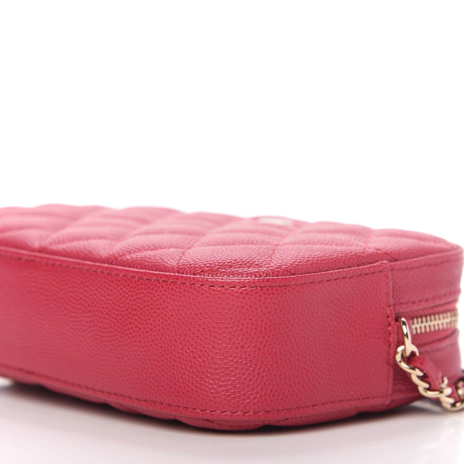 Chanel Caviar Quilted Camera Case Dark Pink 7 of 11