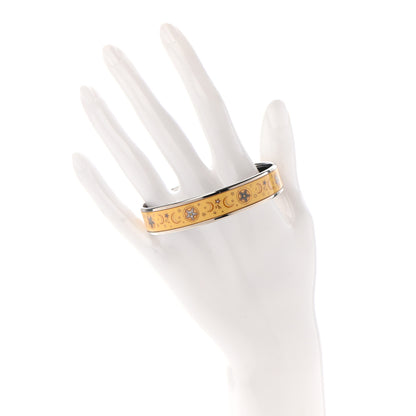 Hermes Enamel Printed Moon Stars Bracelet 65 2 of 6