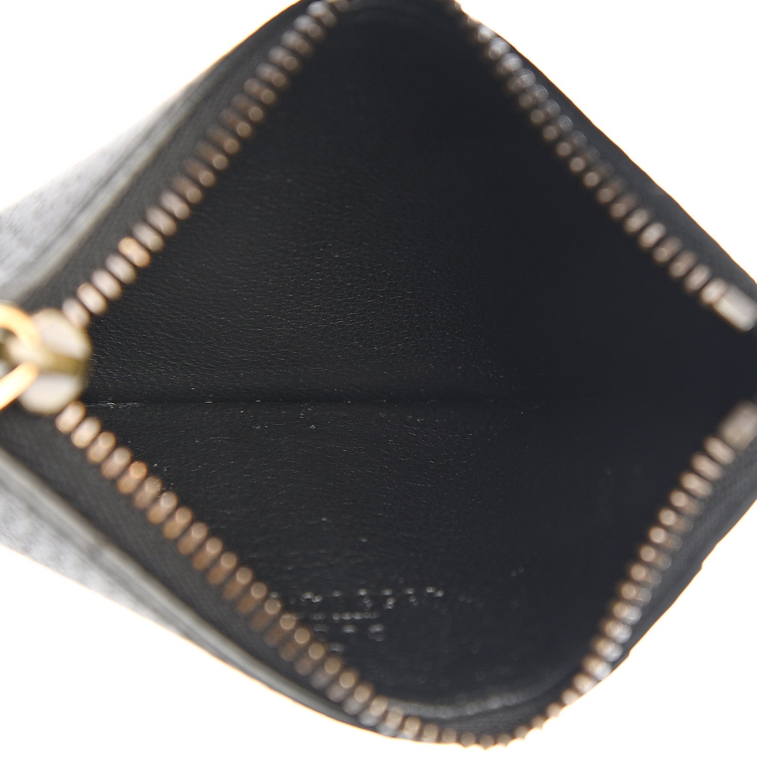 Gucci Calfskin Boar Effect GG Marmont Coin Case Card Holder Black 4 of 5