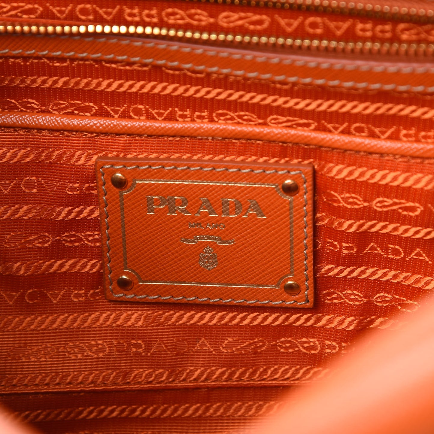 Saffiano Bowler Top Handle Shoulder Papaya
