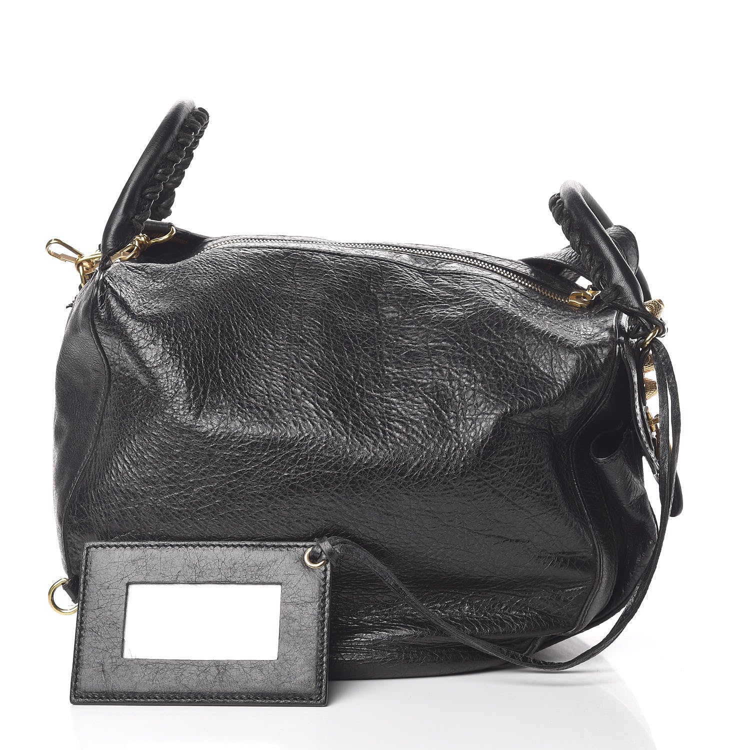 Balenciaga Agneau Giant 12 Gold Hardware Traveler Convertible Backpack Black 4 of 22
