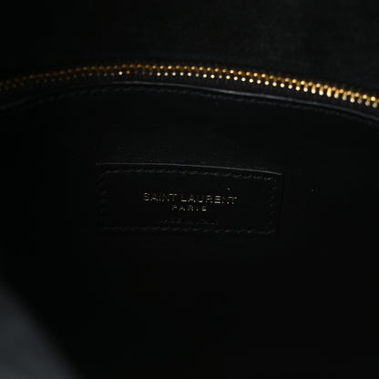 Saint Laurent Smooth Calfskin Small Le 5 A 7 Soft Hobo Black 5 of 9