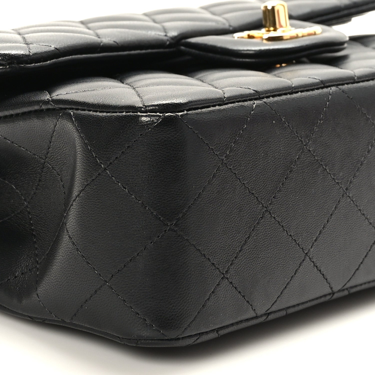 Chanel Lambskin Quilted Small Double Flap Black 8 of 11