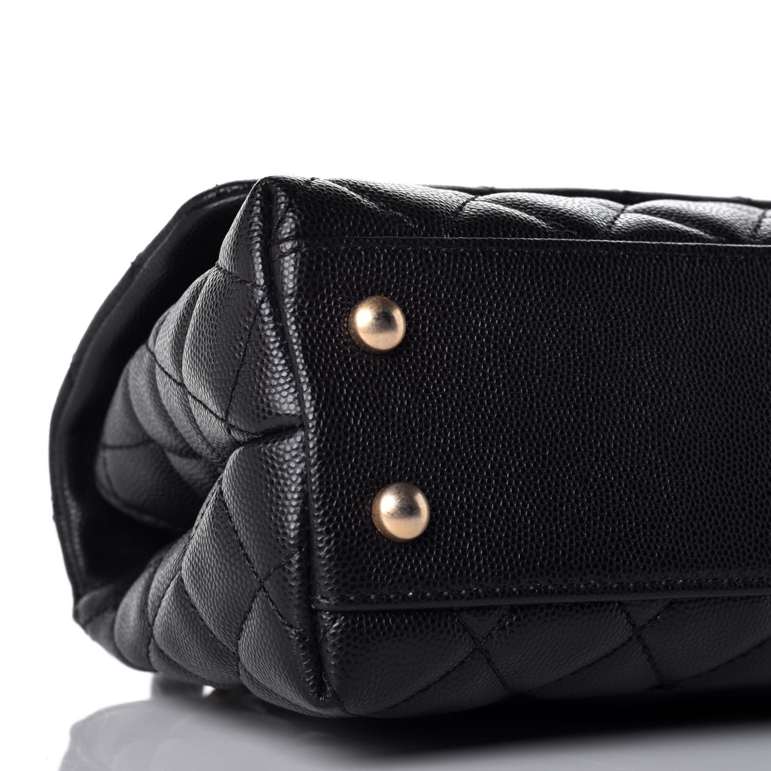 Chanel Caviar Quilted Mini Coco Handle Flap Black 9 of 11