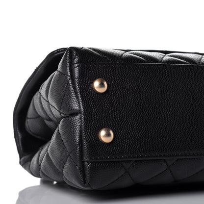 Chanel Caviar Quilted Mini Coco Handle Flap Black 9 of 11