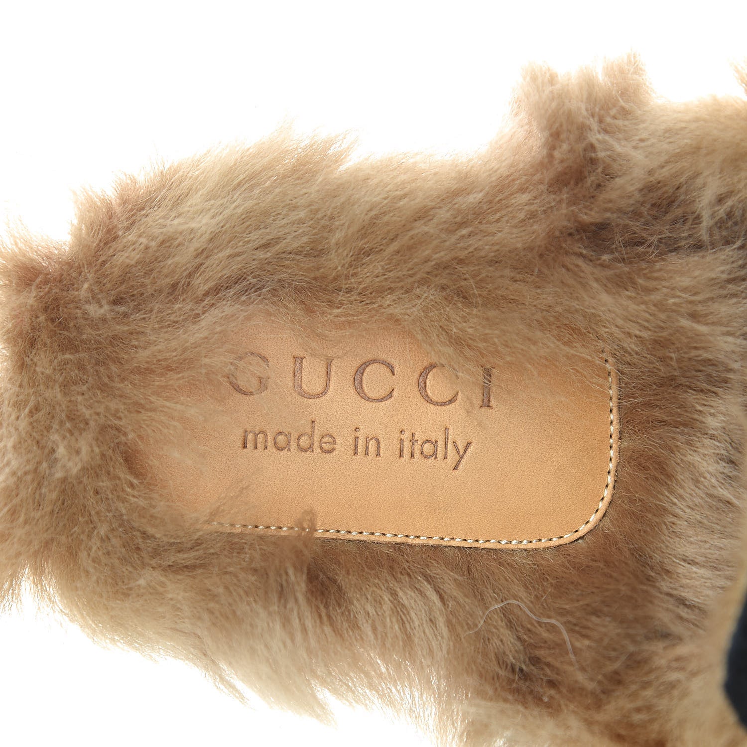 Gucci Velvet Fur Mens Princetown Slippers 5 Black 7 of 10