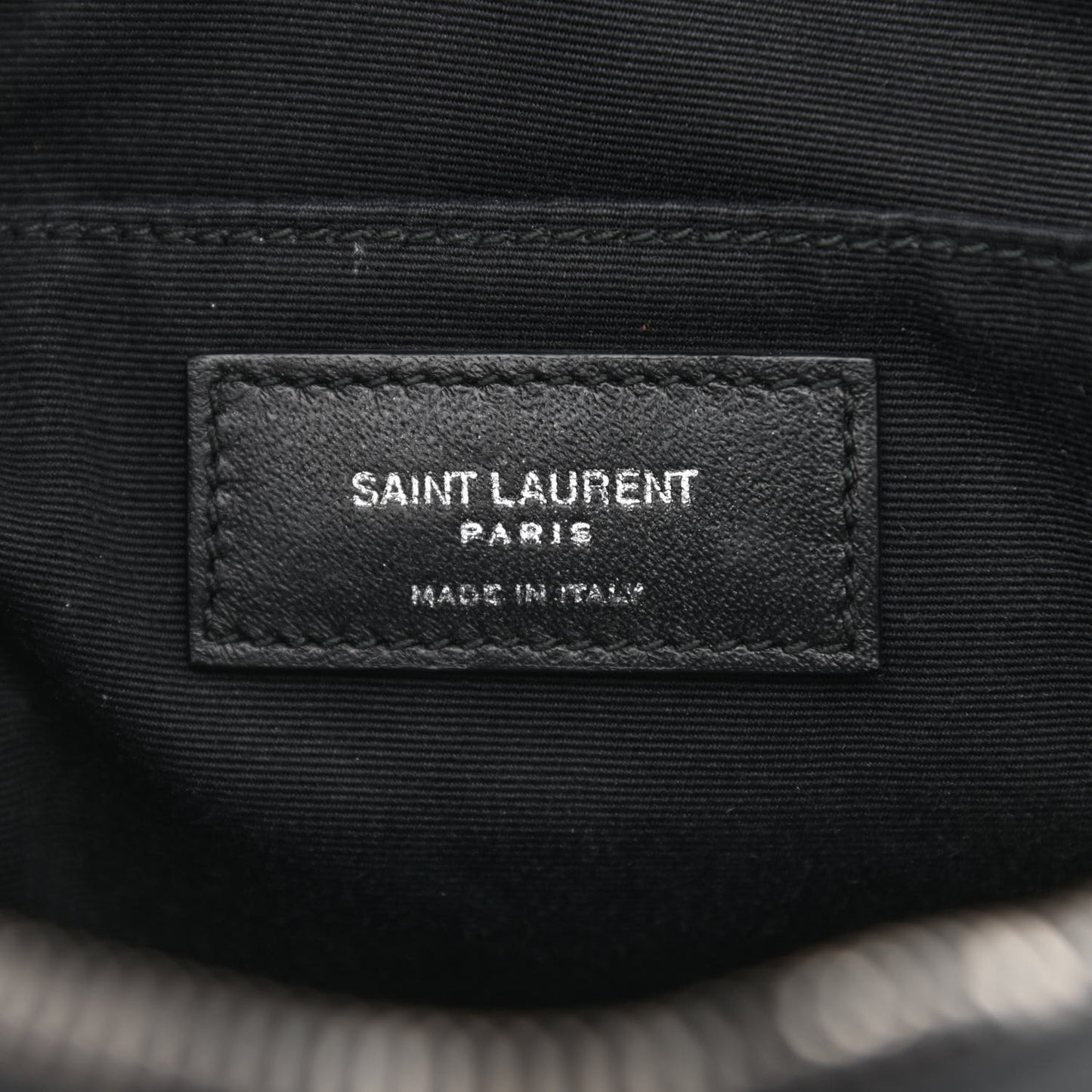 Calfskin Matelasse Monogram Lou Camera Bag Black