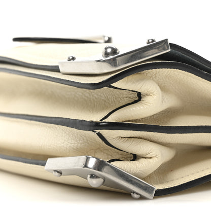 Prada Glace Calfskin Large Soft Cahier Bag White 9 of 9