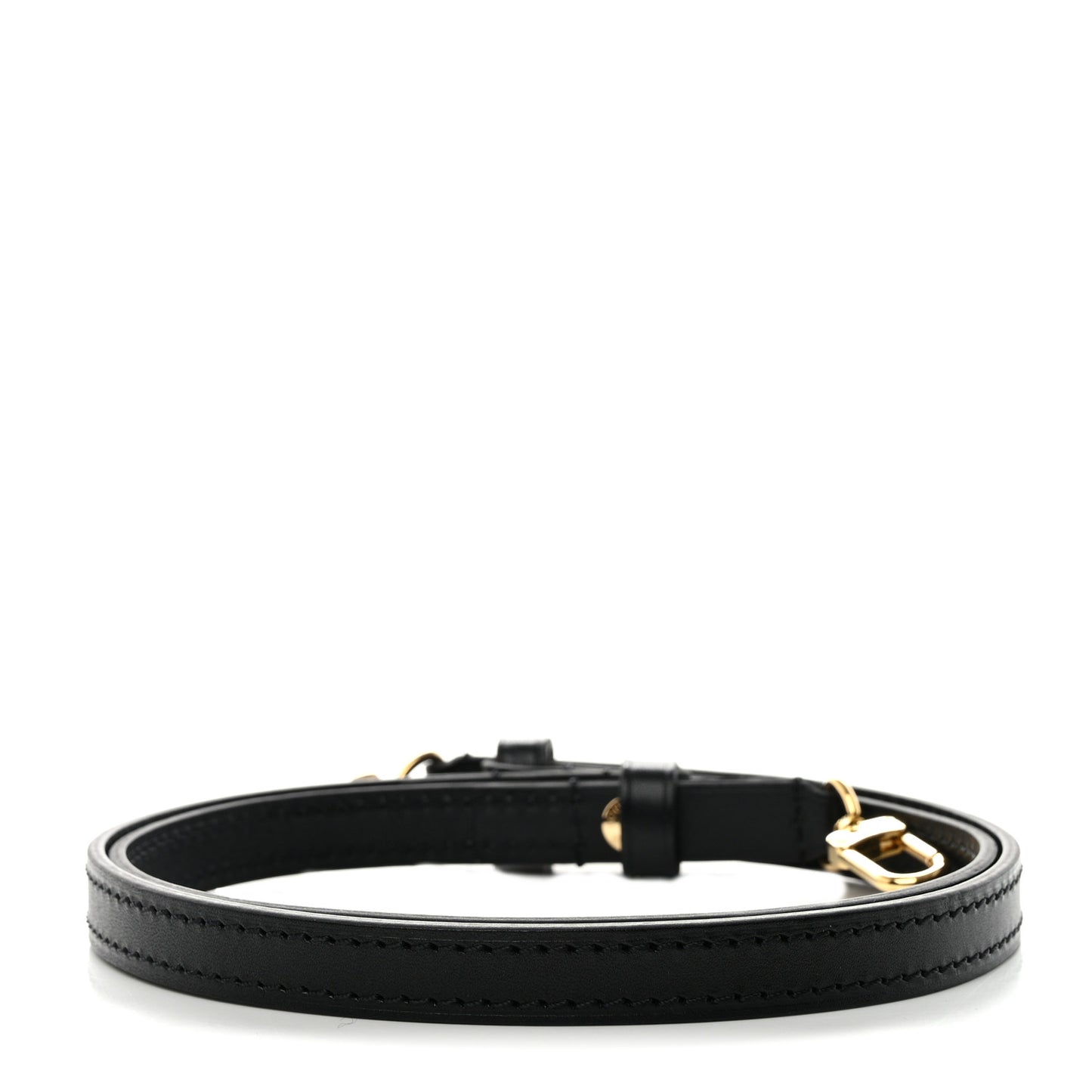 Calfskin Ivy Shoulder Strap Black