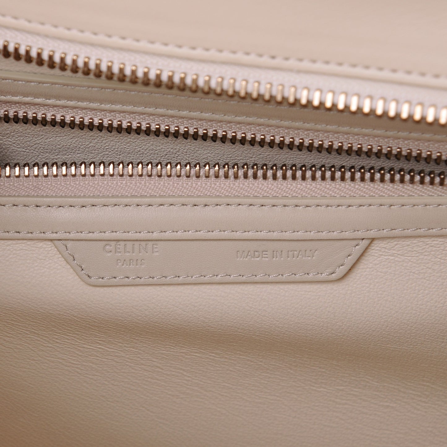 Smooth Calfskin Mini Tri-Color Luggage White