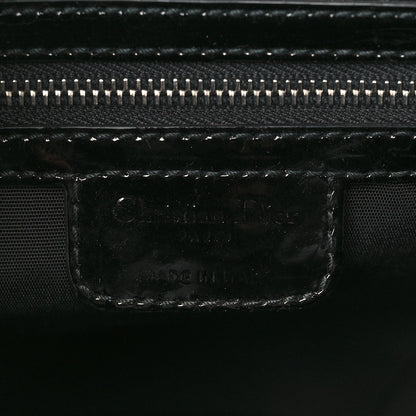 Christian Dior Patent Crocodile Embossed 61 Tote Black 6 of 9