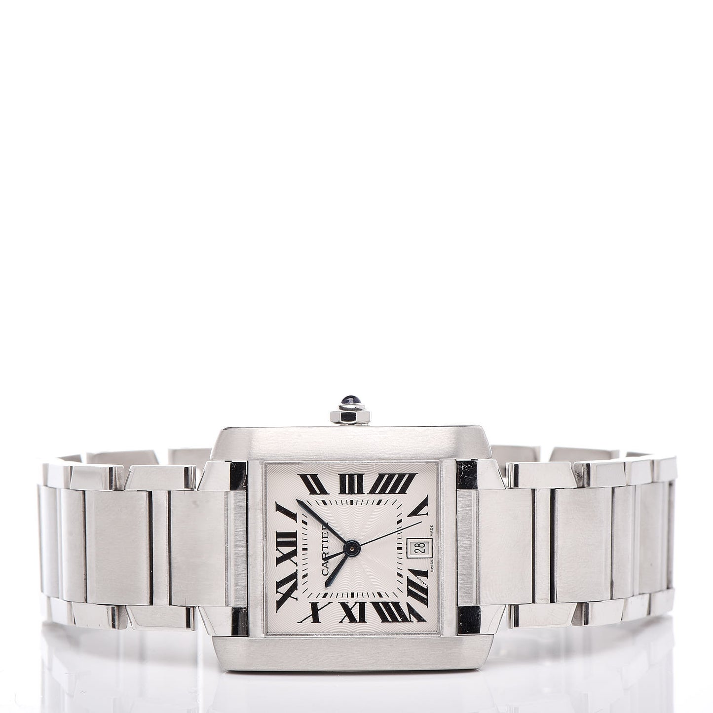 Stainless Steel 28mm Tank Francaise Automatic Watch