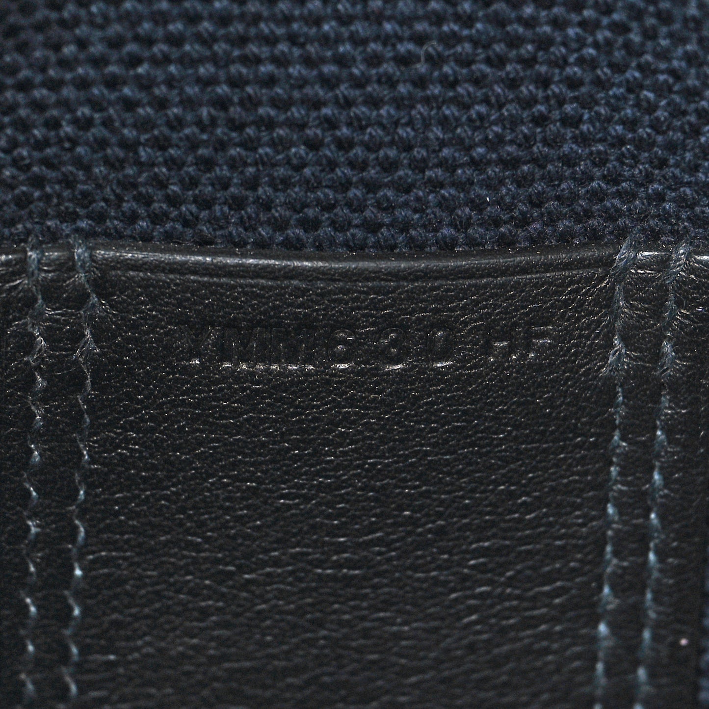 Goeland Toile Swift Cargo Birkin 35 Bleu Marine