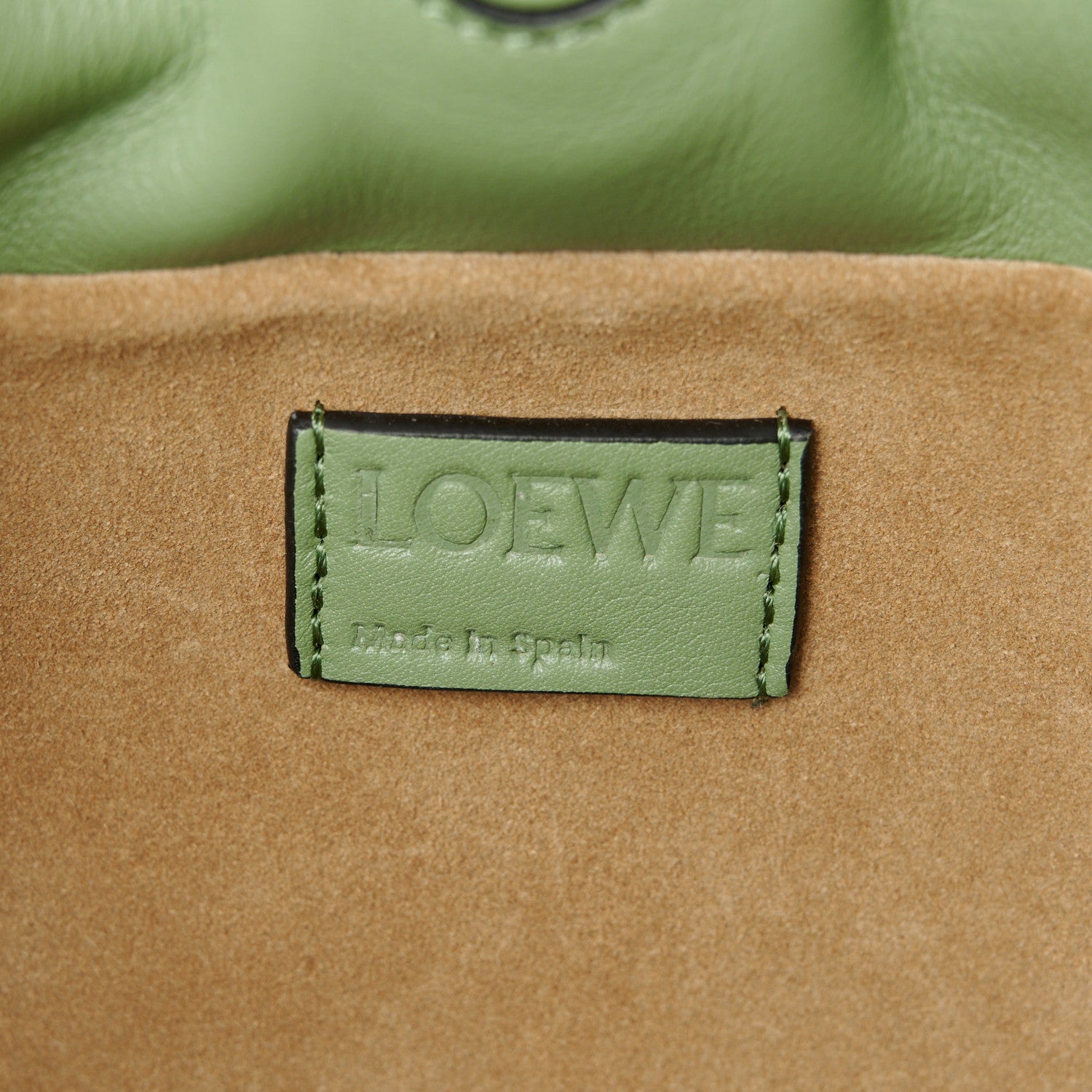 Loewe Calfskin Mini Flamenco Knot Clutch Rosemary 6 of 11