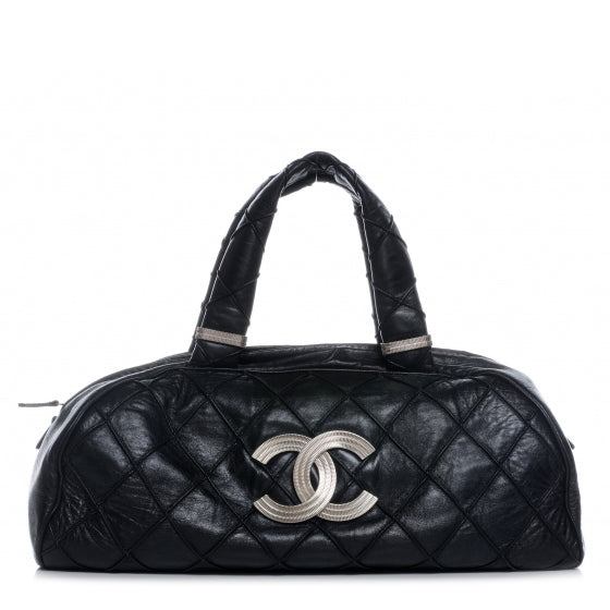 Chanel Calfskin Bowler Black 1 of 7